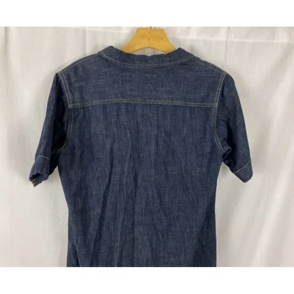 Lauren Ralph Lauren Denim Short‎ Sleeve Shift Dress Women's Small - Picture 10 of 14